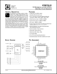 Click here to download ICS8735AK-01 Datasheet