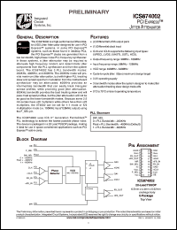 Click here to download ICS874002AG Datasheet