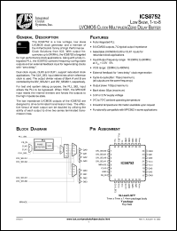 Click here to download ICS8752 Datasheet