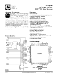 Click here to download ICS8761CYLF Datasheet