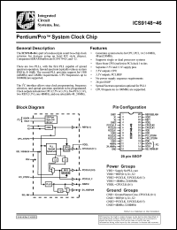 Click here to download ICS9148yF-46 Datasheet