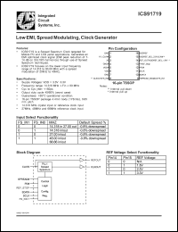 Click here to download ICS91719 Datasheet