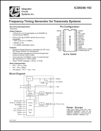 Click here to download ICS9248YG-192-T Datasheet