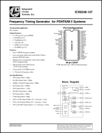 Click here to download ICS9248yF-107 Datasheet