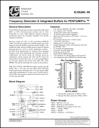 Click here to download ICS9248yF-39 Datasheet