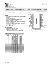 Click here to download ICS9FG104yGLFT Datasheet
