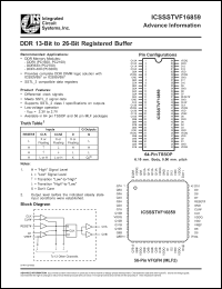 Click here to download ICSSSTVF16859 Datasheet