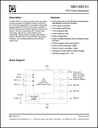 Click here to download MK1493-01 Datasheet