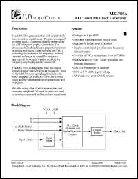 Click here to download MK1705A Datasheet