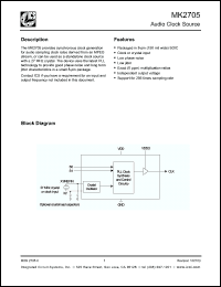 Click here to download MK2705 Datasheet