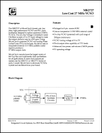 Click here to download MK2727 Datasheet