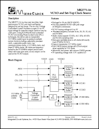 Click here to download MK2771-16 Datasheet