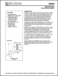 Click here to download MN2200 Datasheet