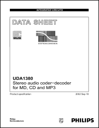 Click here to download UDA1380TT Datasheet
