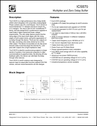 Click here to download ICS570BLFT Datasheet