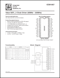 Click here to download ICS91857YLLFT-LF-T Datasheet
