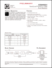 Click here to download ICS844051CGIT Datasheet