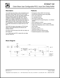 Click here to download ICS527R-02I Datasheet