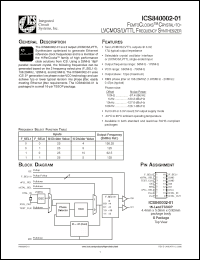 Click here to download ICS840002AG-01T Datasheet
