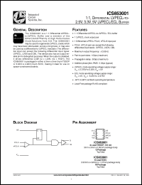 Click here to download ICS853001AM Datasheet