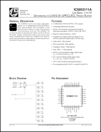 Click here to download ICS853111AYT Datasheet