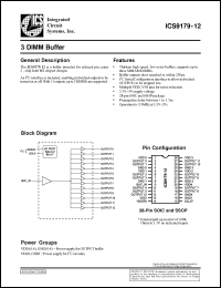 Click here to download ICS9179-12 Datasheet