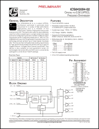 Click here to download ICS843004A02 Datasheet