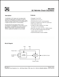 Click here to download MK3200SI Datasheet