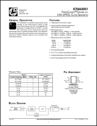 Click here to download ICS843051AG Datasheet