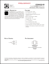 Click here to download ICS85222AM-02LF Datasheet