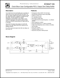 Click here to download ICS527R-03T Datasheet