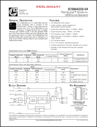 Click here to download ICS844252AG-04 Datasheet