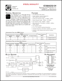 Click here to download ICS844252-04 Datasheet