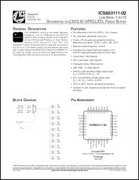 Click here to download ICS853111A02L Datasheet
