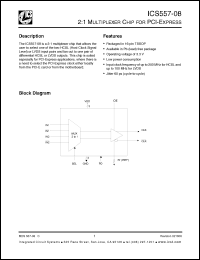 Click here to download ICS557G-08T Datasheet
