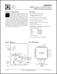 Click here to download ICS84321AYIT Datasheet