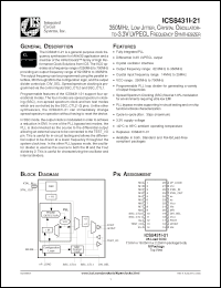 Click here to download ICS8431AMI-21LFT Datasheet