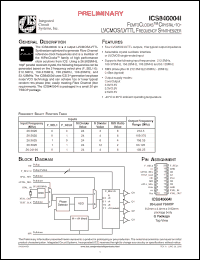 Click here to download ICS840004AGIT Datasheet