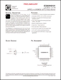Click here to download ICS83940DYI-01T Datasheet