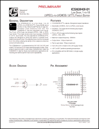 Click here to download ICS83940DYI-01 Datasheet