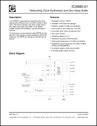 Click here to download ICS680G-01T Datasheet