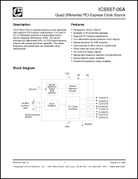 Click here to download ICS557-05A Datasheet