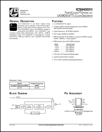 Click here to download ICS840031AMI Datasheet