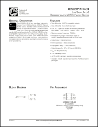 Click here to download ICS85211BMI-03T Datasheet