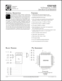 Click here to download ICS8745BYT Datasheet