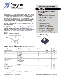 Click here to download PE4270 Datasheet