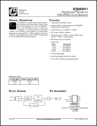 Click here to download ICS843011 Datasheet