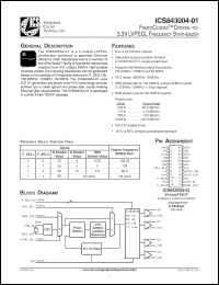 Click here to download ICS843004-01 Datasheet