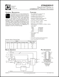 Click here to download ICS840002AGI-01LF Datasheet