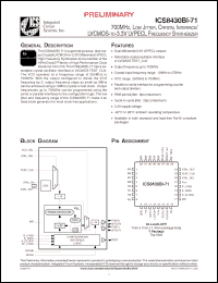 Click here to download ICS8430BYI-71T Datasheet